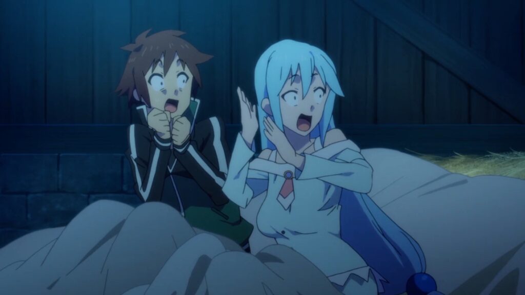 Kazuma and Aqua