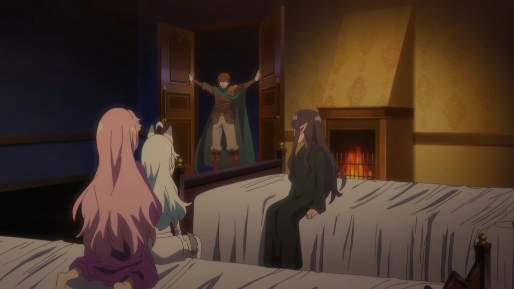 Keyaru celebrates by engaging in sexual relations with Freia and Setsuna while Eve jerks off