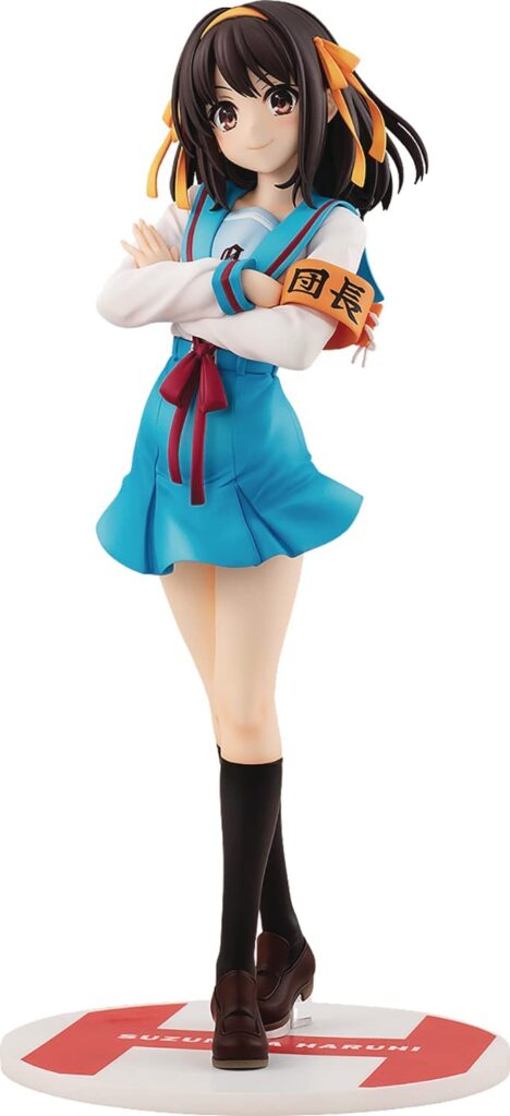 Kadokawa Haruhi Suzukiya Series: Light Novel Edition Haruhi Suzumiya 1:7 Scale PVC Figure, Multicolor